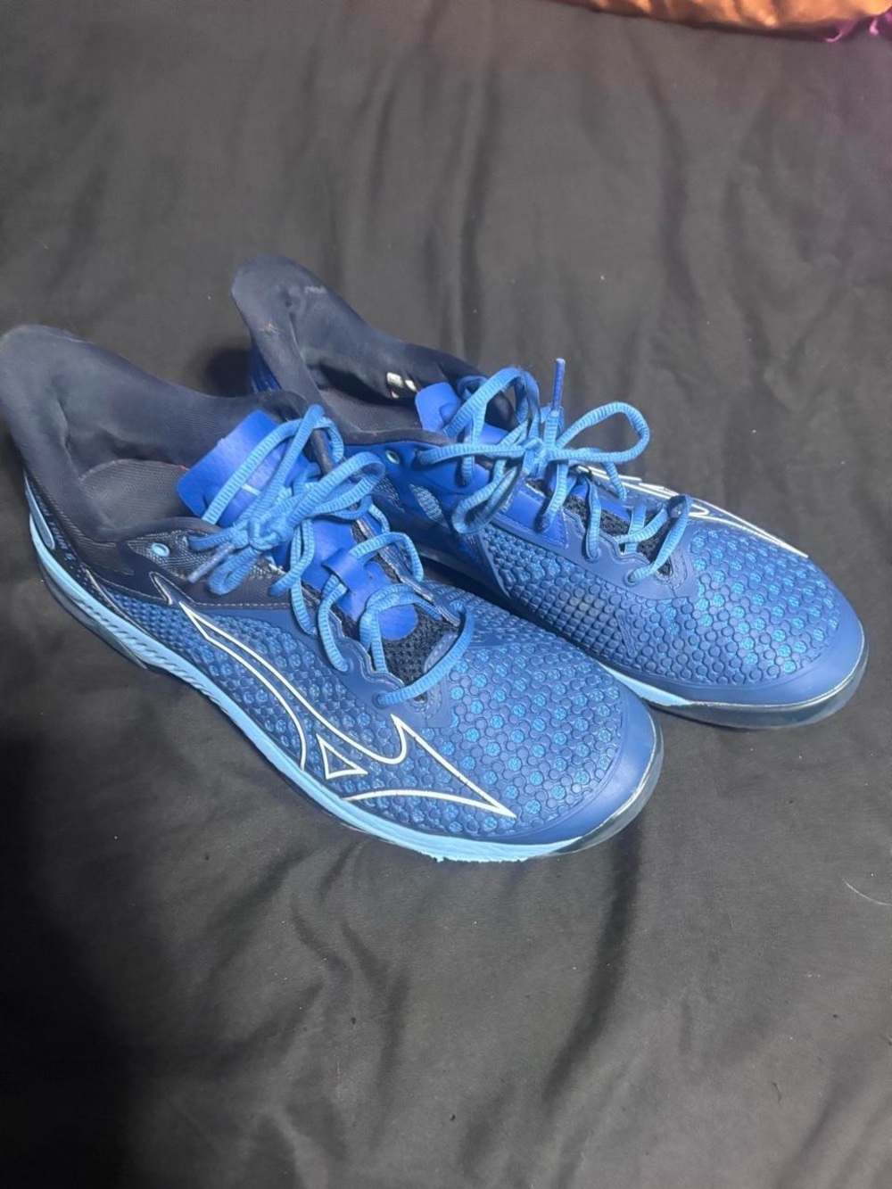 Mizuno Men's Royal Blue Lightweight Athletic Shoes